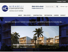 Tablet Screenshot of mirabellicorp.com